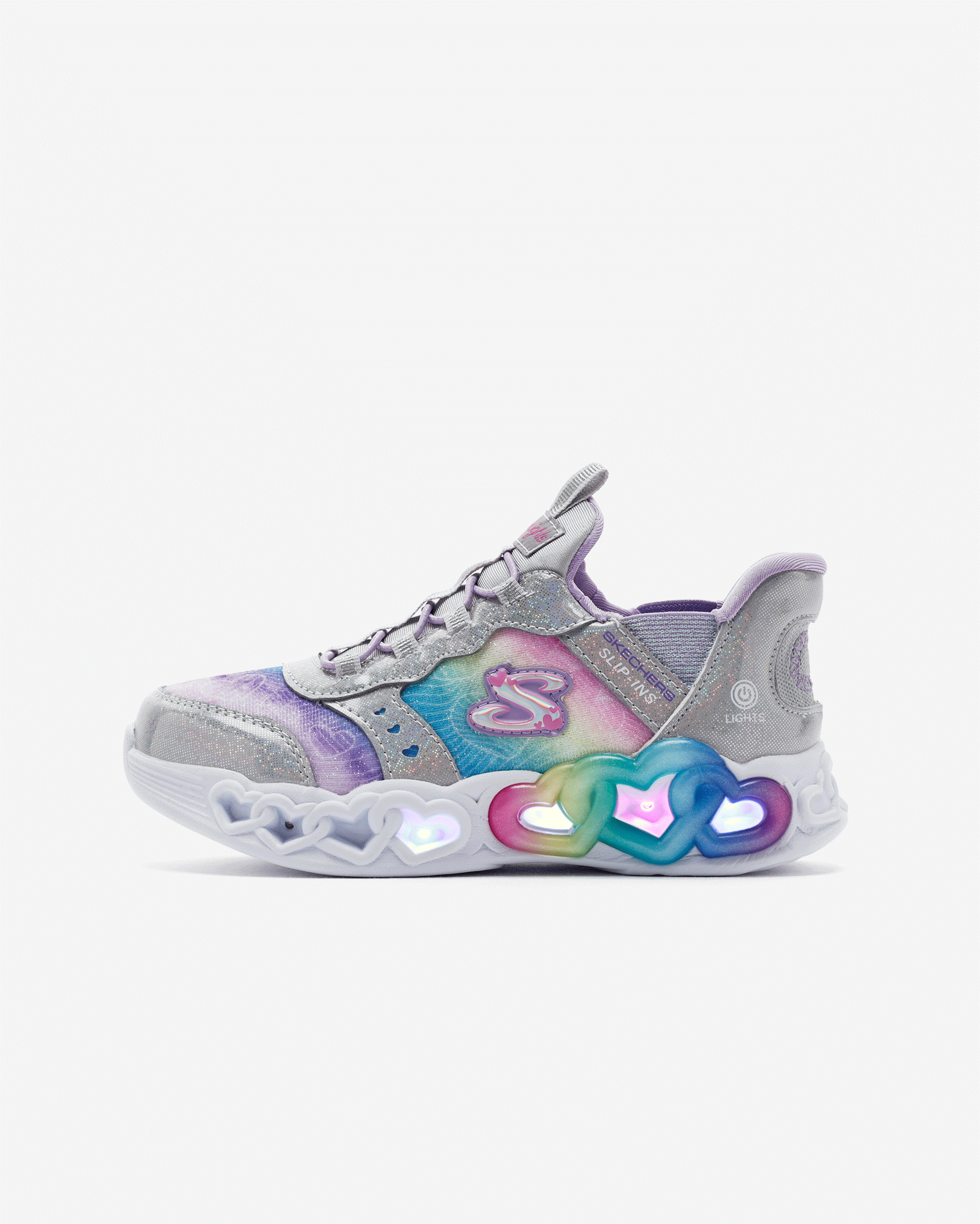 کفش‌ نورانی دخترانه اسکیچرز ( Skechers) مدل Infinite Heart Lights