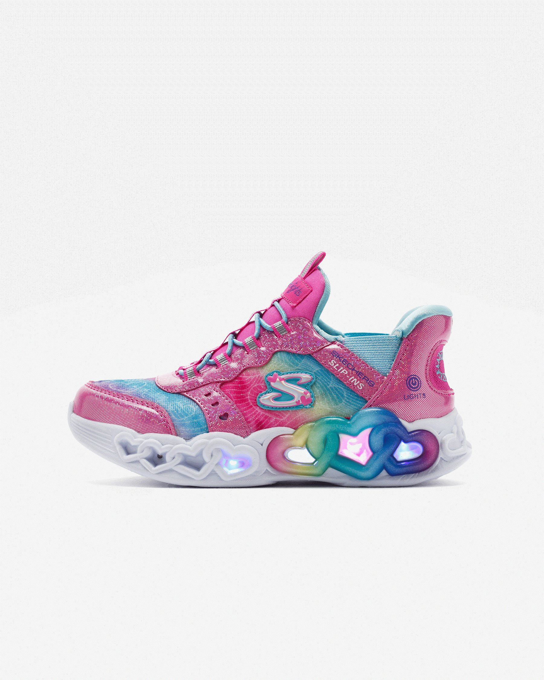 کفش‌ نورانی دخترانه اسکیچرز ( Skechers) مدل Infinite Heart Lights