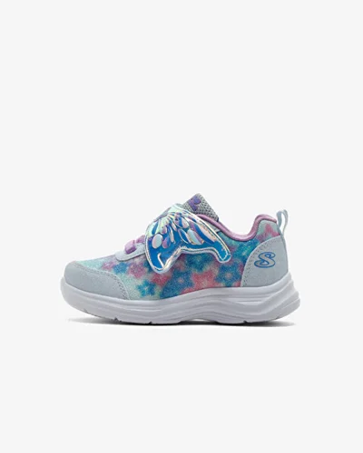 کفش‌ دخترانه چراغ‌دار اسکیچرز (Skechers) مدل Glimmer Kicks - Magical Wings